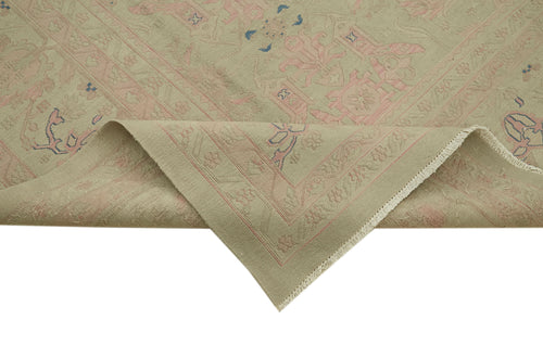 Sumak Beige Classic Wool Cotton Handmade Rug 9'3'' x 13'1''