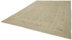 Sumak Beige Classic Wool Cotton Handmade Rug 9'6'' x 13'6''
