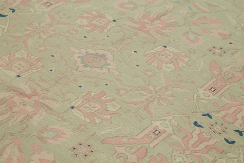 Sumak Beige Classic Wool Cotton Handmade Rug 9'6'' x 13'6''