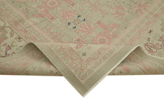 Sumak Beige Classic Wool Cotton Handmade Rug 9'6'' x 13'6''