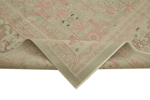 Sumak Beige Classic Wool Cotton Handmade Rug 9'6'' x 13'6''
