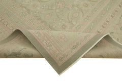 Sumak Beige Classic Wool Cotton Handmade Rug 9'5'' x 13'5''