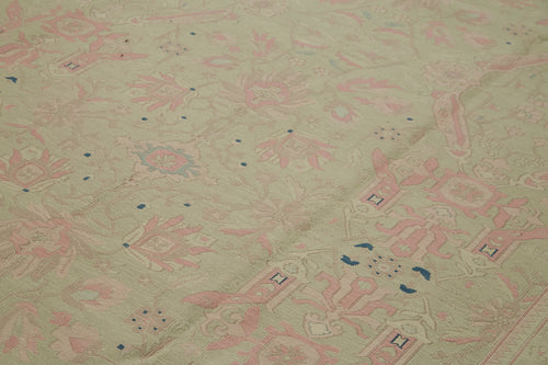 Sumak Beige Classic Wool Cotton Handmade Rug 9'5'' x 13'3''