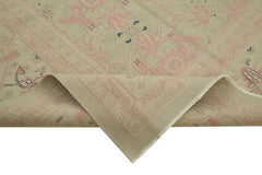 Sumak Beige Classic Wool Cotton Handmade Rug 9'5'' x 13'3''