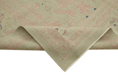 Sumak Beige Classic Wool Cotton Handmade Rug 11'3'' x 17'1''