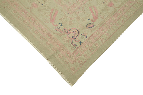 Sumak Beige Classic Wool Cotton Handmade Rug 11'5'' x 17'5''