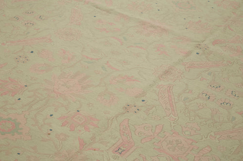 Sumak Beige Classic Wool Cotton Handmade Rug 11'5'' x 17'5''