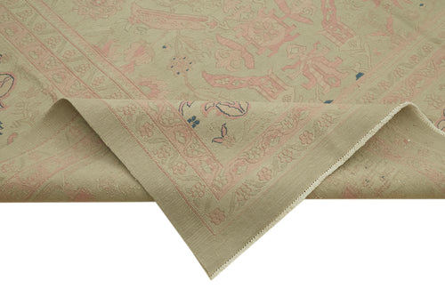 Sumak Beige Classic Wool Cotton Handmade Rug 11'5'' x 17'5''