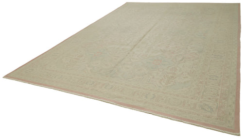 Sumak Beige Classic Wool Cotton Handmade Rug 9'5'' x 13'6''