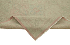 Sumak Beige Classic Wool Cotton Handmade Rug 9'5'' x 13'6''