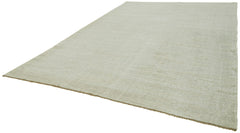 Kendir Beige Geometric Hemp Handmade Rug 9'4'' x 13'5''