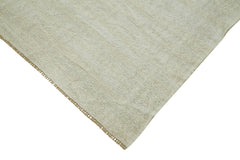 Kendir Beige Geometric Hemp Handmade Rug 9'4'' x 13'5''