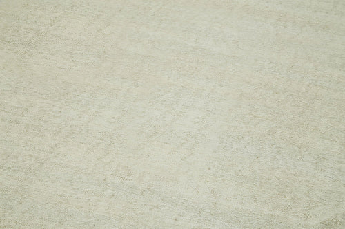 Kendir Beige Geometric Hemp Handmade Rug 9'4'' x 13'5''