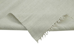 Kendir White Geometric Hemp Handmade Rug 5'9'' x 12'3''