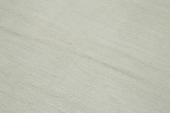 Kendir White Geometric Hemp Handmade Rug 6'5'' x 12'2''