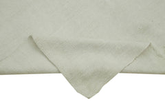 Kendir White Geometric Hemp Handmade Rug 5'5'' x 13'3''