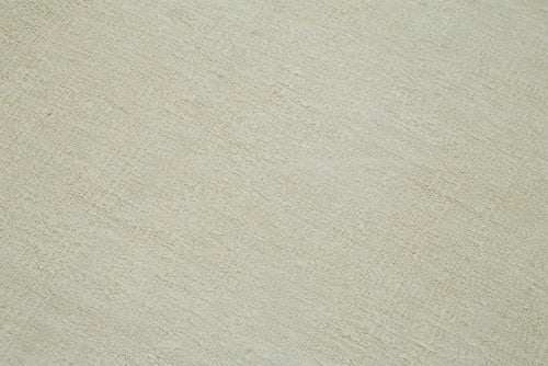 Kendir Beige Geometric Hemp Handmade Rug 6'8'' x 8'11''