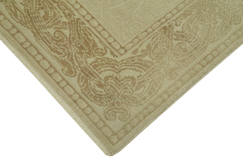 Tebriz Beige Classic Wool Cotton Handmade Rug 3'10'' x 6'0''