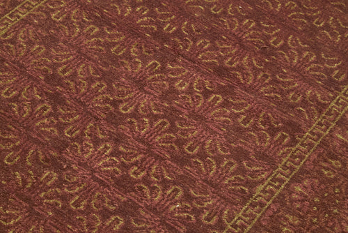 Tebriz Red Classic Wool Cotton Handmade Rug 4'0'' x 6'0''