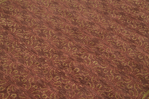 Tebriz Red Classic Wool Cotton Handmade Rug 6'9'' x 9'1''