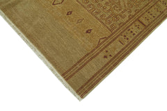 Tebriz Beige Classic Wool Cotton Handmade Rug 6'2'' x 8'4''