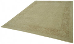 Tebriz Beige Classic Wool Cotton Handmade Rug 8'1'' x 10'4''