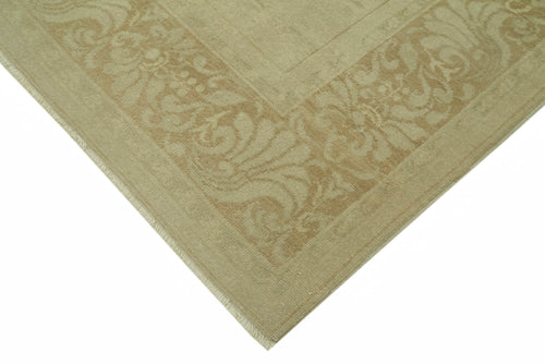 Tebriz Beige Classic Wool Cotton Handmade Rug 8'1'' x 10'4''