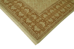 Tebriz Beige Classic Wool Cotton Handmade Rug 8'2'' x 10'7''