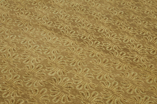 Tebriz Beige Classic Wool Cotton Handmade Rug 6'6'' x 8'10''