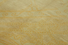 Tebriz Beige Classic Wool Cotton Handmade Rug 6'9'' x 9'1''