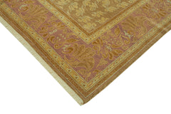 Tebriz Beige Classic Wool Cotton Handmade Rug 7'10'' x 10'2''