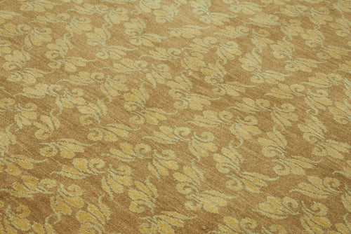 Tebriz Beige Classic Wool Cotton Handmade Rug 7'10'' x 10'2''