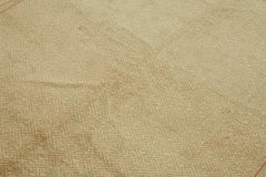 Tebriz Beige Classic Wool Cotton Handmade Rug 6'11'' x 8'7''