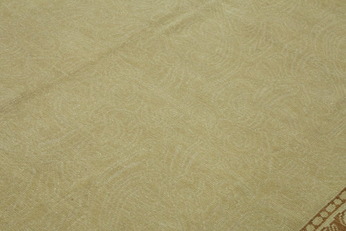 Tebriz Beige Classic Wool Cotton Handmade Rug 8'2'' x 9'10''