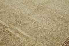 Tebriz Beige Classic Wool Cotton Handmade Rug 8'1'' x 11'11''