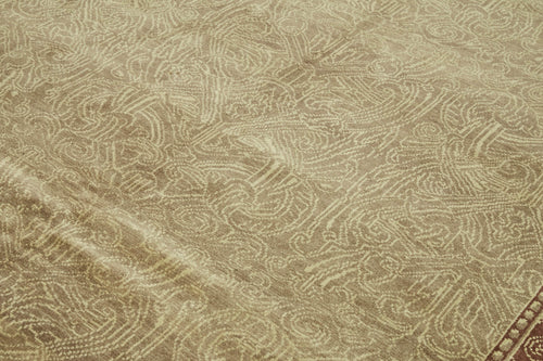 Tebriz Beige Classic Wool Cotton Handmade Rug 8'1'' x 11'11''