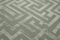 Tebriz Beige Classic Wool Cotton Handmade Rug 7'9'' x 9'9''