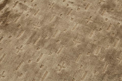 Tebriz Brown Classic Wool Cotton Handmade Rug 6'0'' x 9'0''