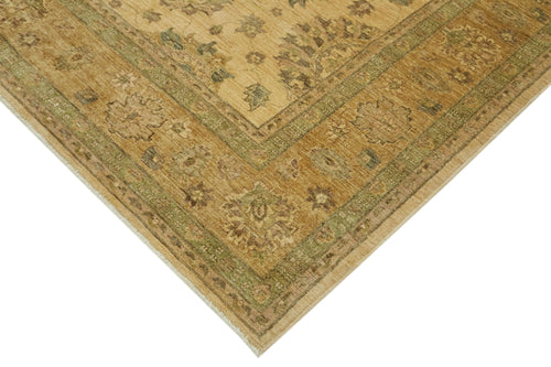 Tebriz Beige Classic Wool Cotton Handmade Rug 8'2'' x 10'4''