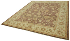 Tebriz Beige Classic Wool Cotton Handmade Rug 8'1'' x 10'2''