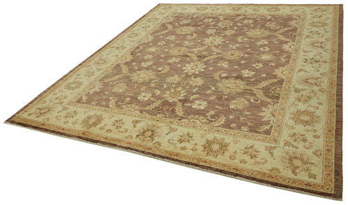 Tebriz Beige Classic Wool Cotton Handmade Rug 8'1'' x 10'2''