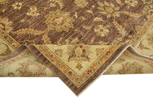 Tebriz Beige Classic Wool Cotton Handmade Rug 8'1'' x 10'2''
