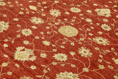 Tebriz Beige Classic Wool Cotton Handmade Rug 8'1'' x 9'10''