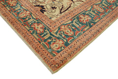 Tebriz Beige Classic Wool Cotton Handmade Rug 8'1'' x 10'1''