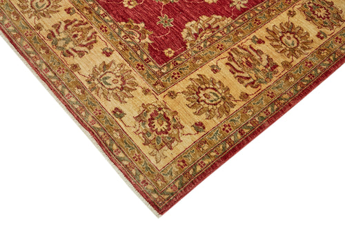 Tebriz Beige Classic Wool Cotton Handmade Rug 8'1'' x 9'9''