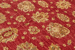 Tebriz Beige Classic Wool Cotton Handmade Rug 8'1'' x 9'9''