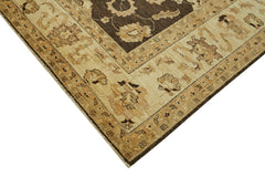Tebriz Beige Classic Wool Cotton Handmade Rug 8'1'' x 9'6''