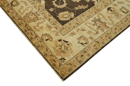 Tebriz Beige Classic Wool Cotton Handmade Rug 8'1'' x 9'6''
