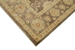 Tebriz Beige Classic Wool Cotton Handmade Rug 7'1'' x 9'2''