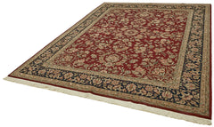 Tebriz Beige Classic Wool Cotton Handmade Rug 7'9'' x 9'11''